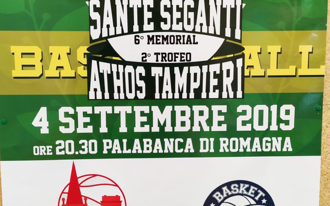 6° Memorial 2° Trofeo Sante Seganti – Athos Tampieri